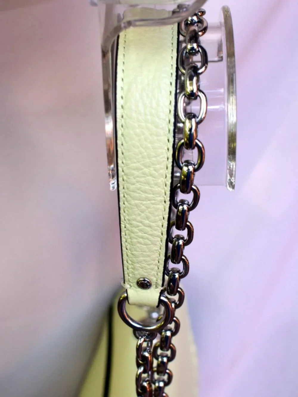 Coach Lane Pale Lime Whipstitch Convertible Shoulder Crossbody Bag CA239 NWOT